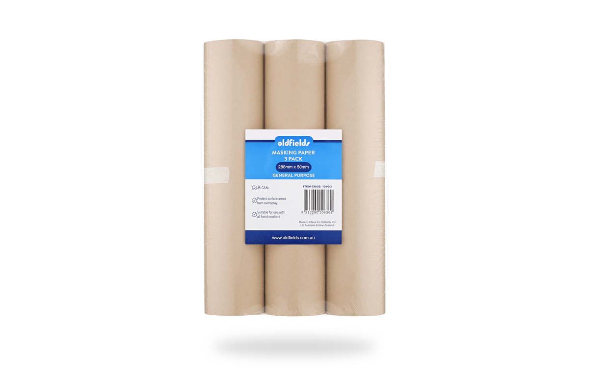 Masking Paper 288mm x 50mm 3 Pack 35gsm