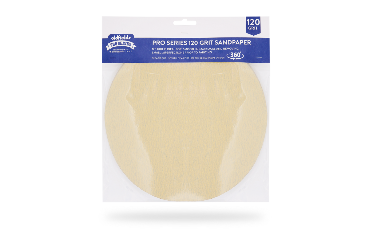 Pro Series 120 Grit Sand Paper (5 Pack)