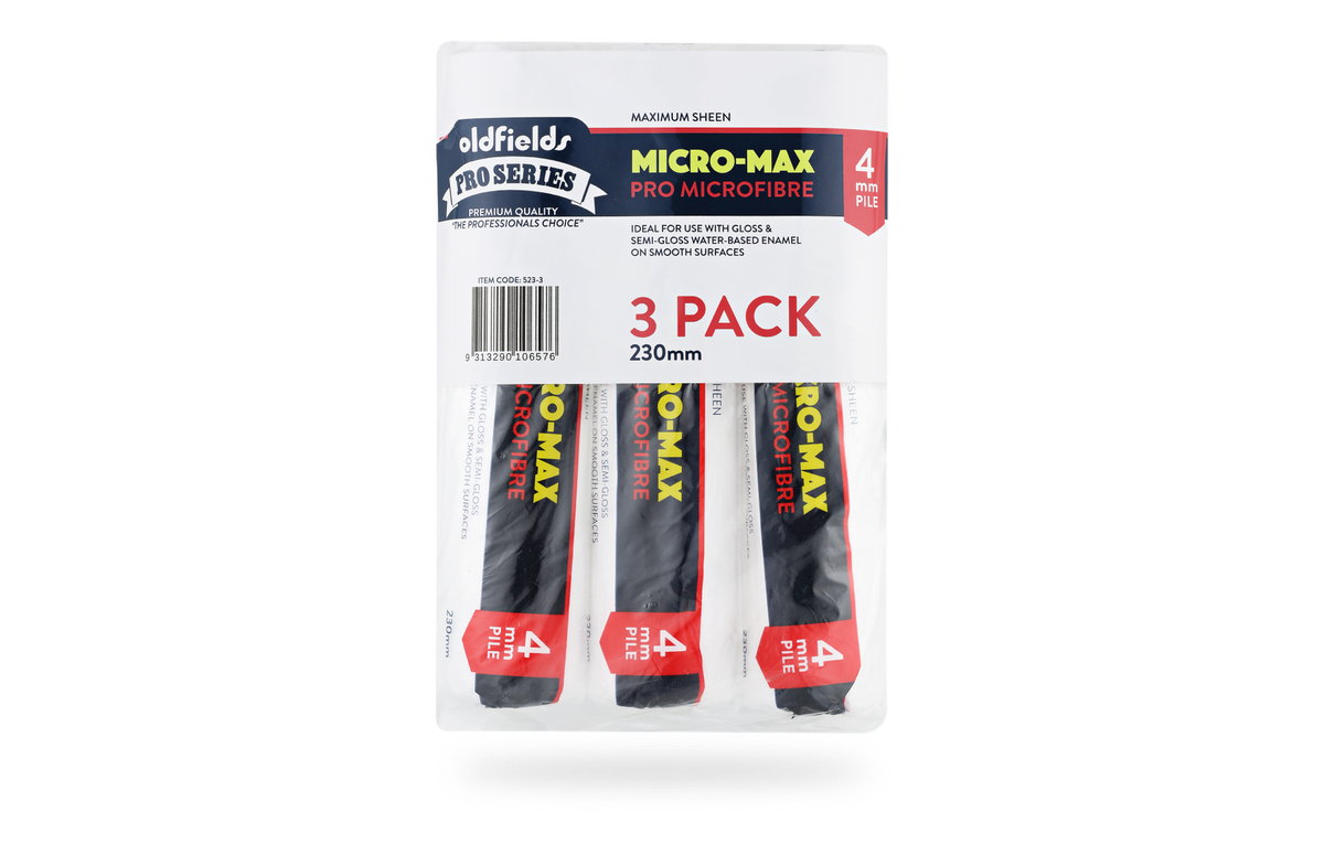 Pro Series Maximum Sheen Microfibre 4mm Nap (3 Pack)